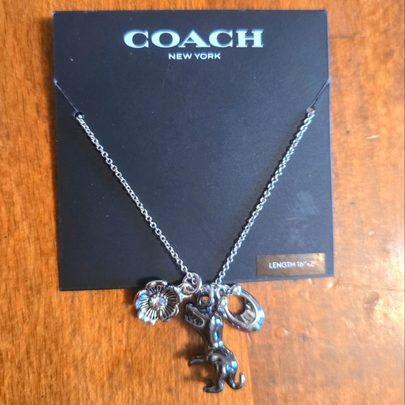 Coach Jewelry - Coach Dinosaur Charm Necklace